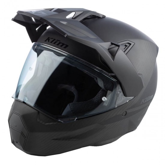 Klim™ Casco de carbono X1 Alpha Carbon Fiber Adventure Helmet ECE/DOT - Black Matt