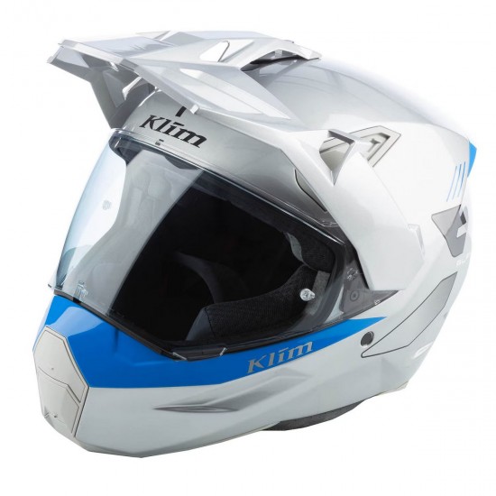 Klim™ Casco de carbono X1 Alpha Carbon Fiber Adventure Helmet ECE/DOT - Electric Blue