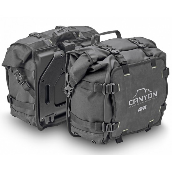 Givi™ Juego de maletas semirigidas GRT720 Canyon 25+25 Lt