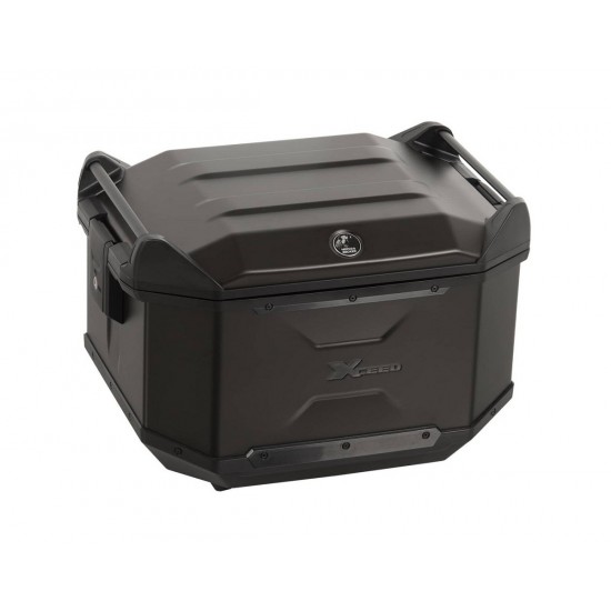 Hepco&Becker™ Maleta posterior/topcase de aluminio Xceed 45L Top Case Jet Black