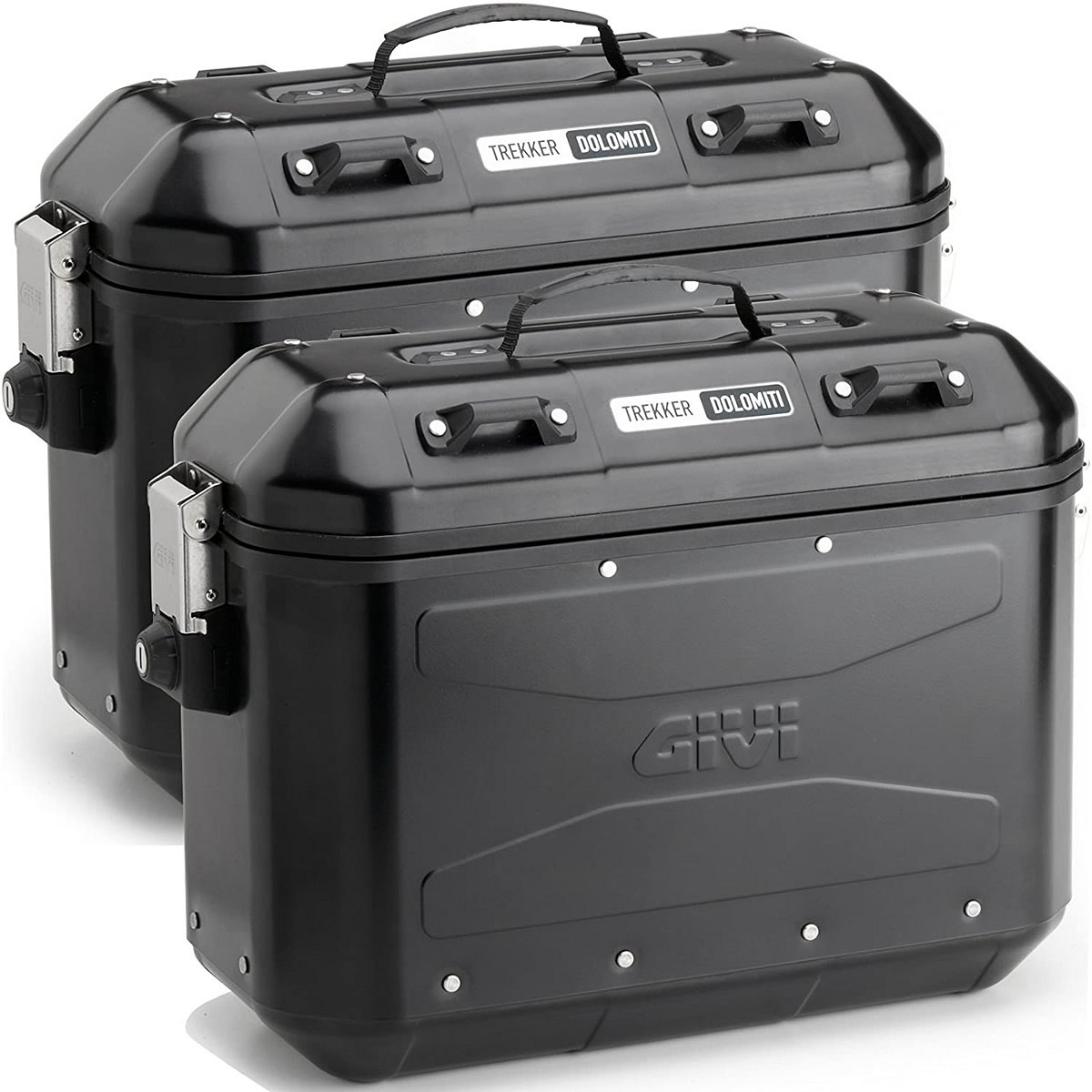 Givi Juego de maletas de aluminio Trekker Dolomiti 36L Side Cases Black Line 