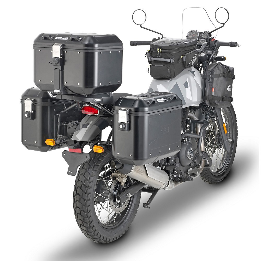Givi Juego de maletas de aluminio Trekker Dolomiti 36L Side Cases Black Line 