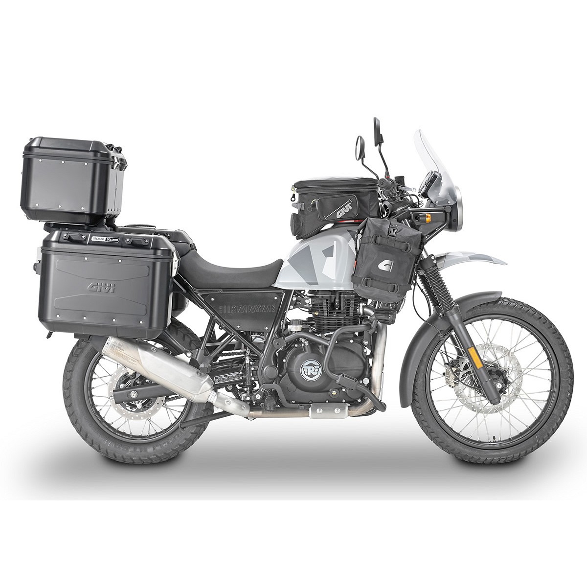 Givi Juego de maletas de aluminio Trekker Dolomiti 36L Side Cases Black Line 