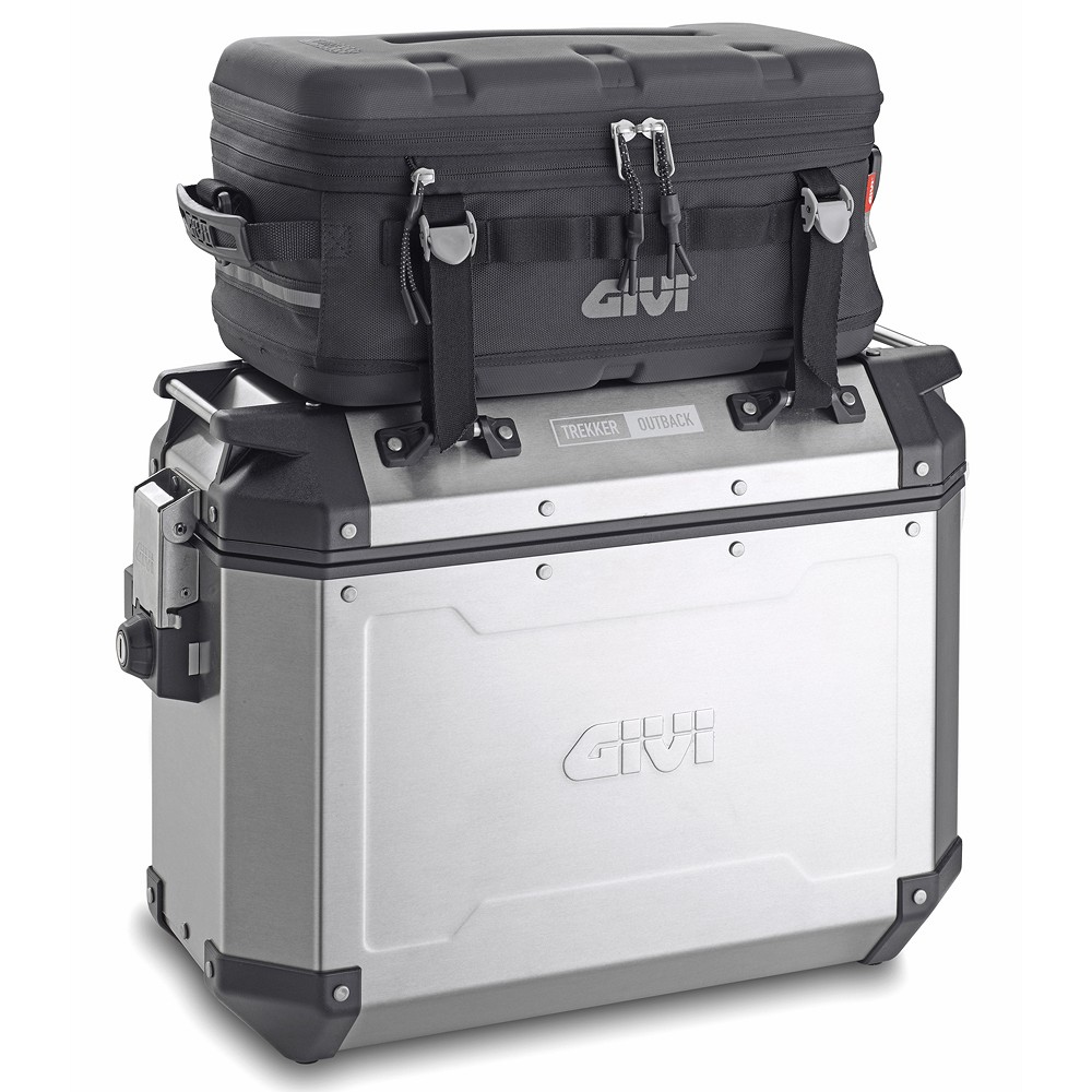 Givi Juego de maletas de aluminio Trekker Outback 37L Side Cases