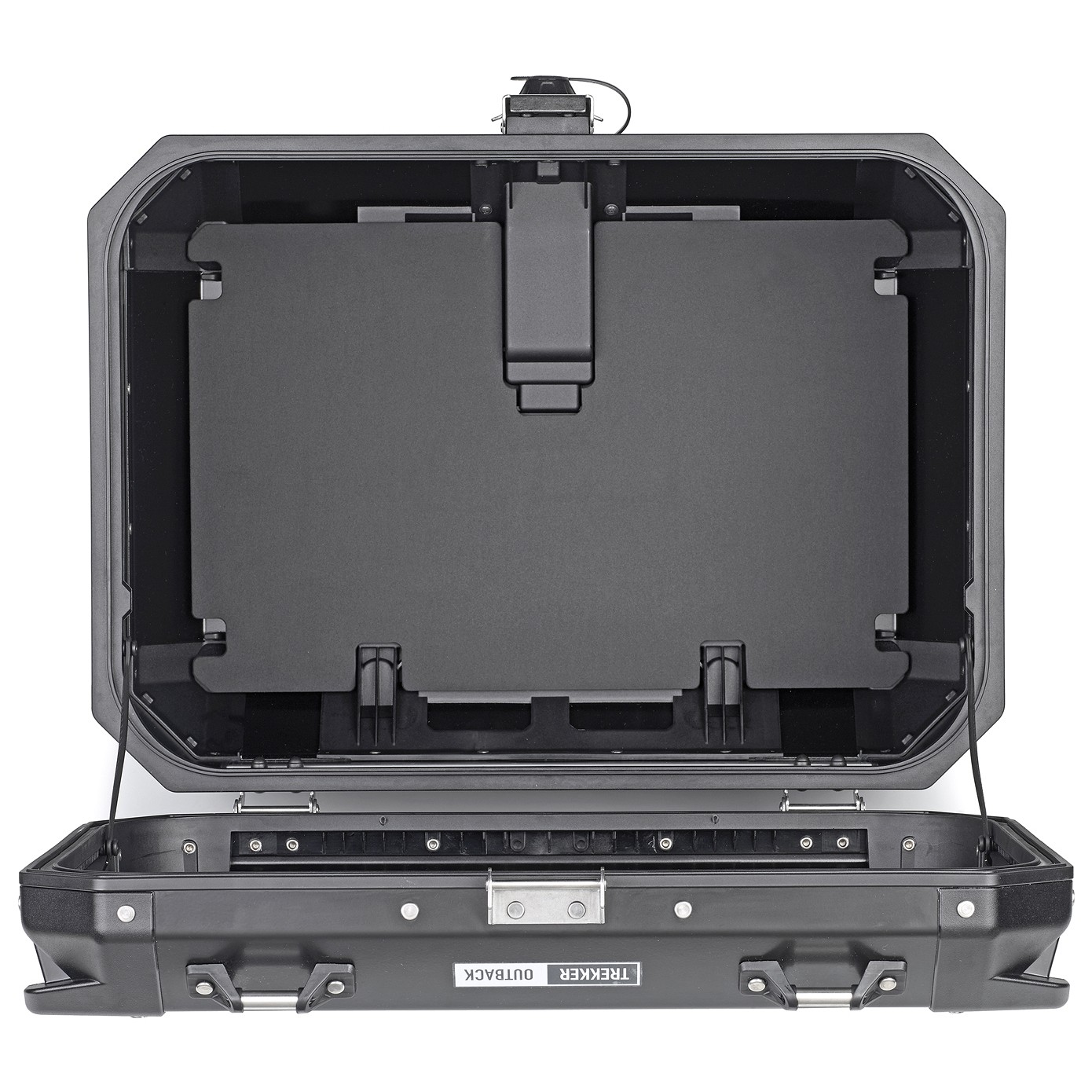 Givi Maleta posterior/topcase de aluminio Trekker Outback 58L Monokey Top Case Black Line
