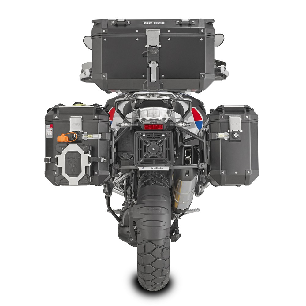 Givi Maleta posterior/topcase de aluminio Trekker Outback 58L Monokey Top Case Black Line