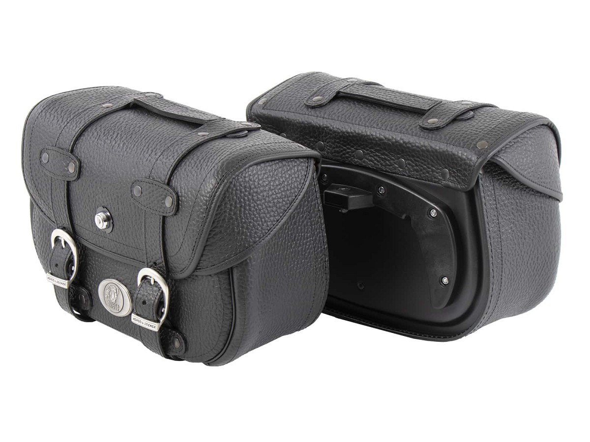 Hepco&Becker Juego de maletas de cuero C-Bow LIBERTY 21/21 Lt