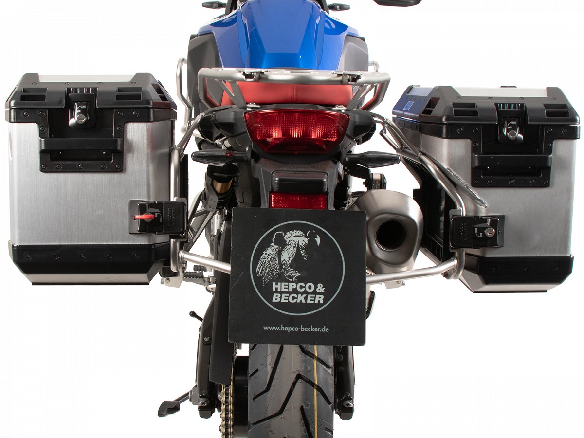 Hepco&Becker Juego de maletas de aluminio Cutout Original 42/37 Lt para BMW F 800 GS (24-) & F 750/850 GS