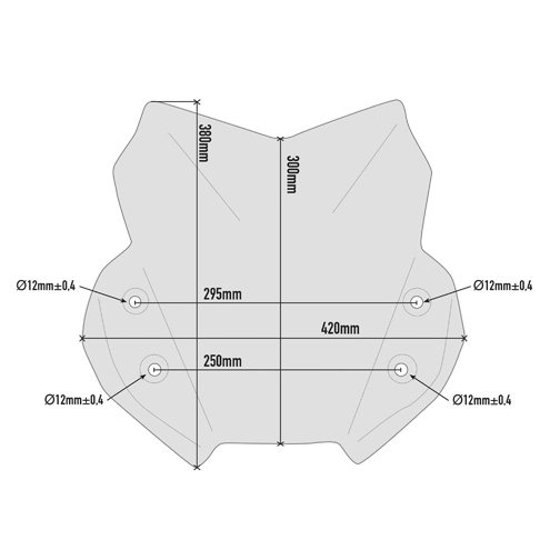 Givi Parabrisas/Cúpula Oscuro Suzuki DL650 V-Strom
